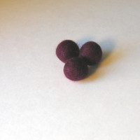 Merlot / Wine - Wool Felt Ball 2cm 
