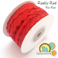 Really Red Ric Rac