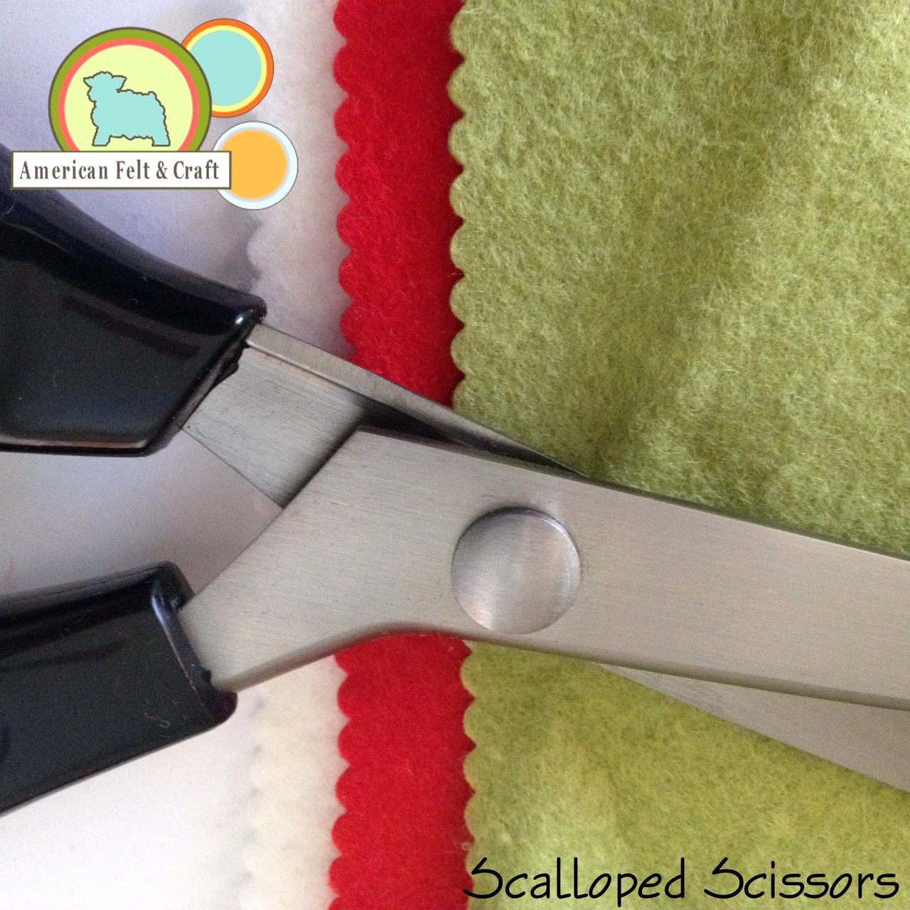 scallop shears for felt