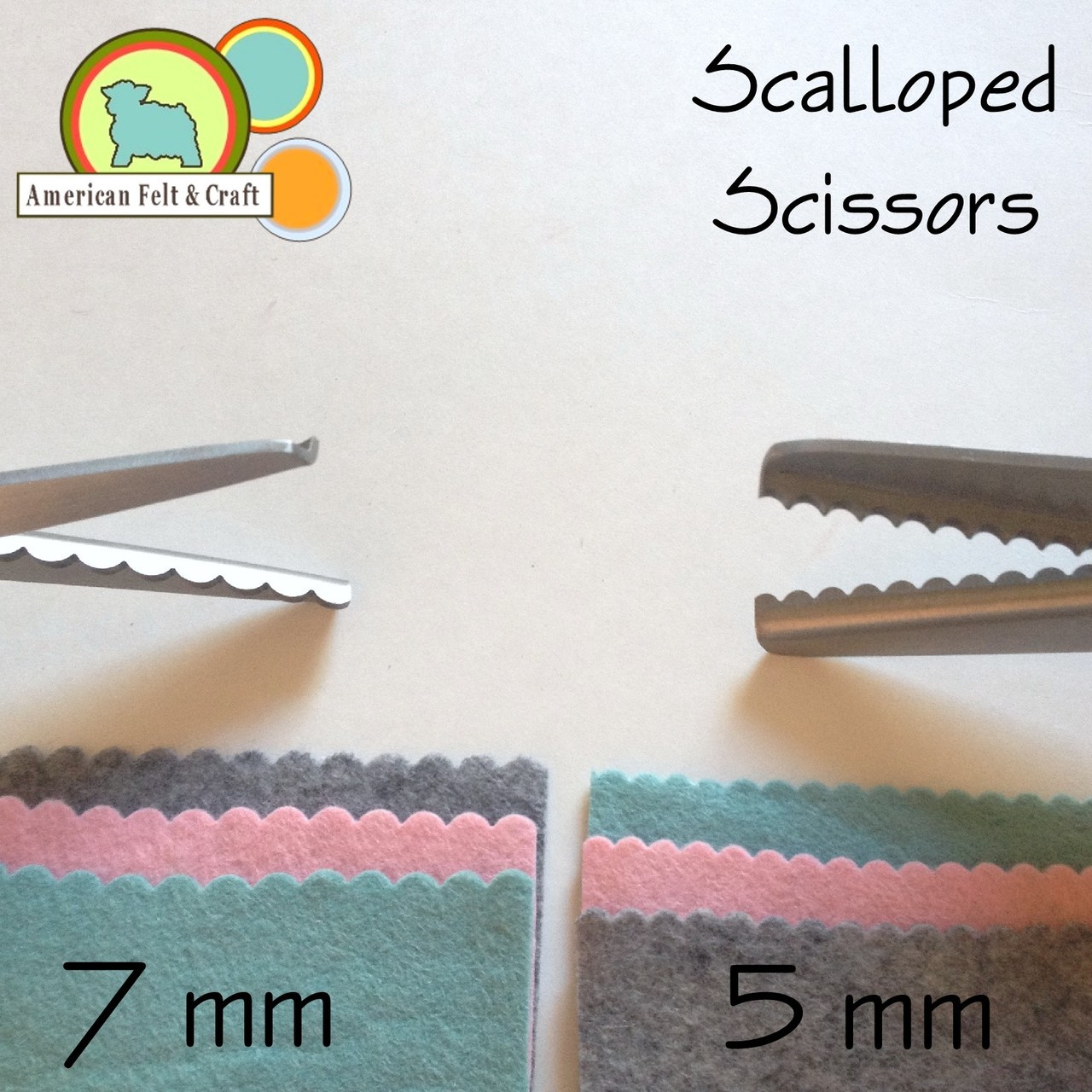 Scallop shears for deals felt