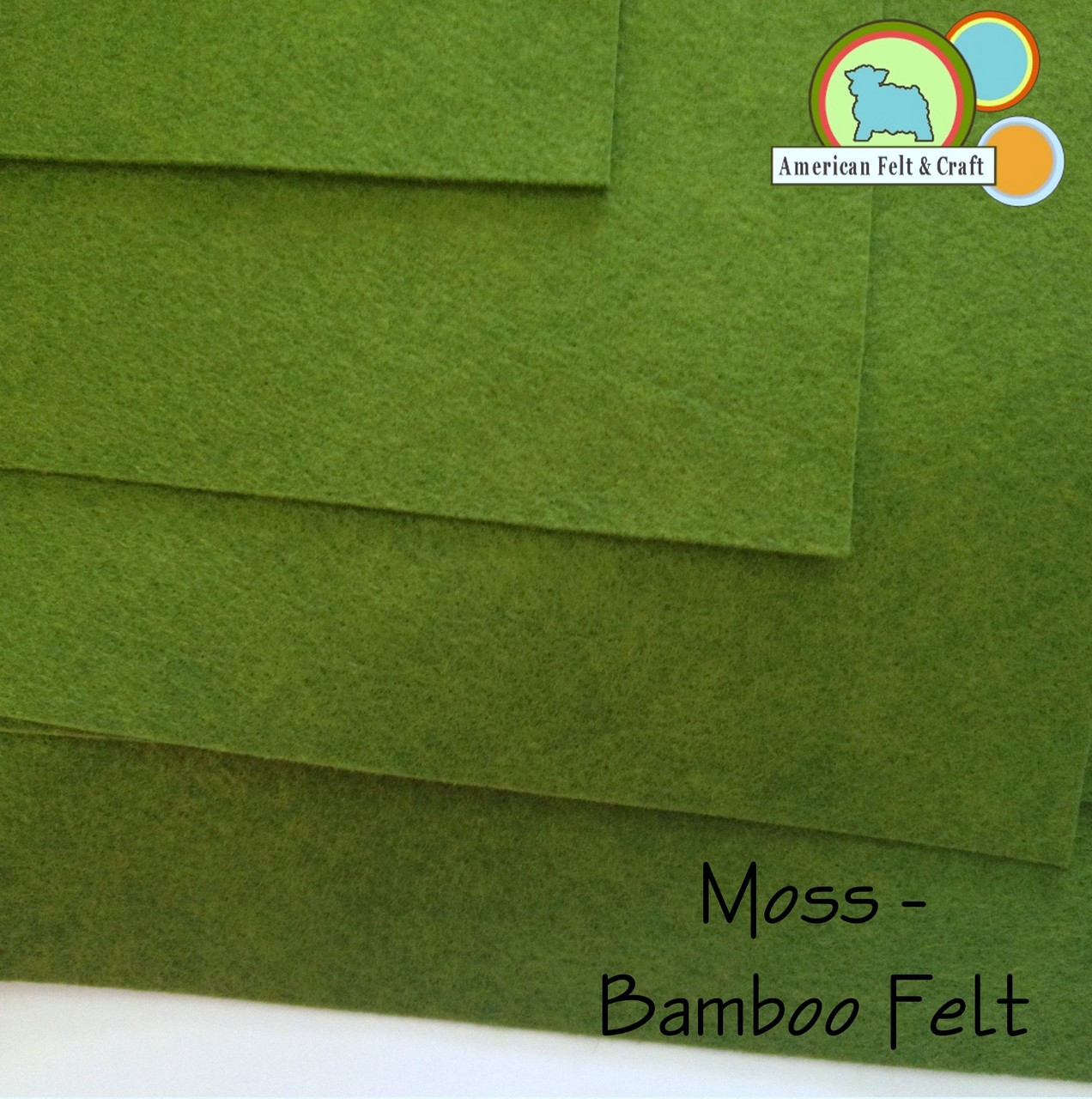 Moss - Bamboo Felt - American Felt & Craft