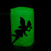 Glow in the dark fairy nightlight. Free pattern on The Blog