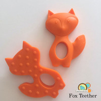 Silicone Fox Teether - 3 colors