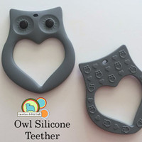 Silicone Owl Teether