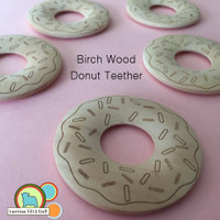 Wooden Donut Teether