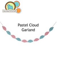 Pastel Clouds Garland DIY