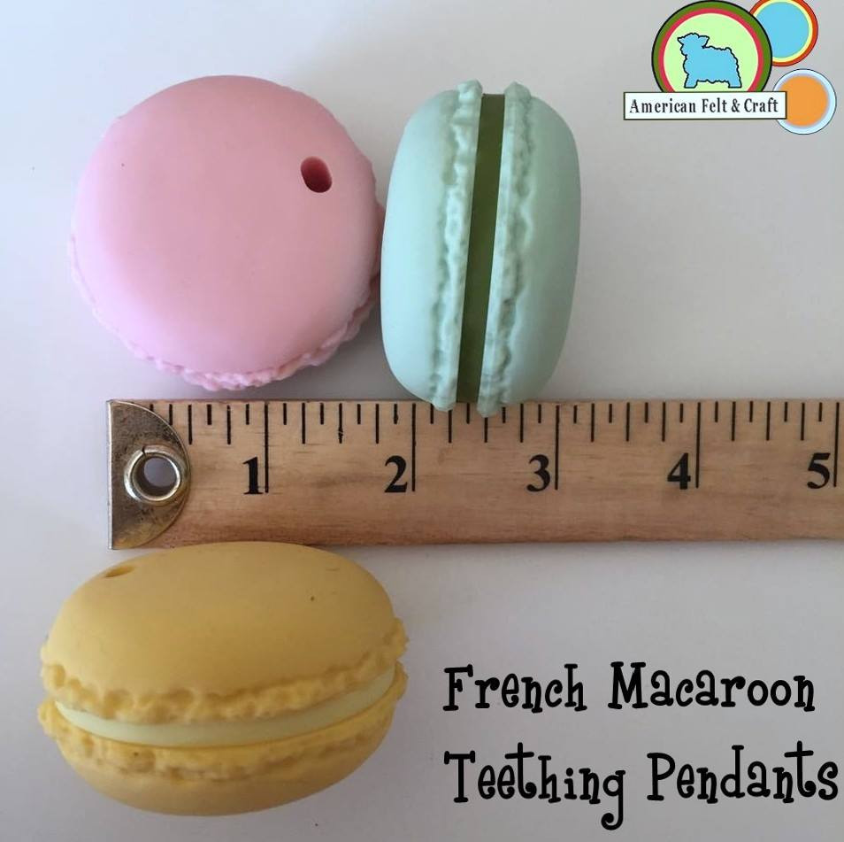 Macaron teether sales