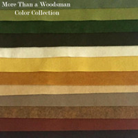 More than a woodsman - 12 piece felt color collection