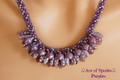 Ace of Spades - Purples -  Necklace Kit