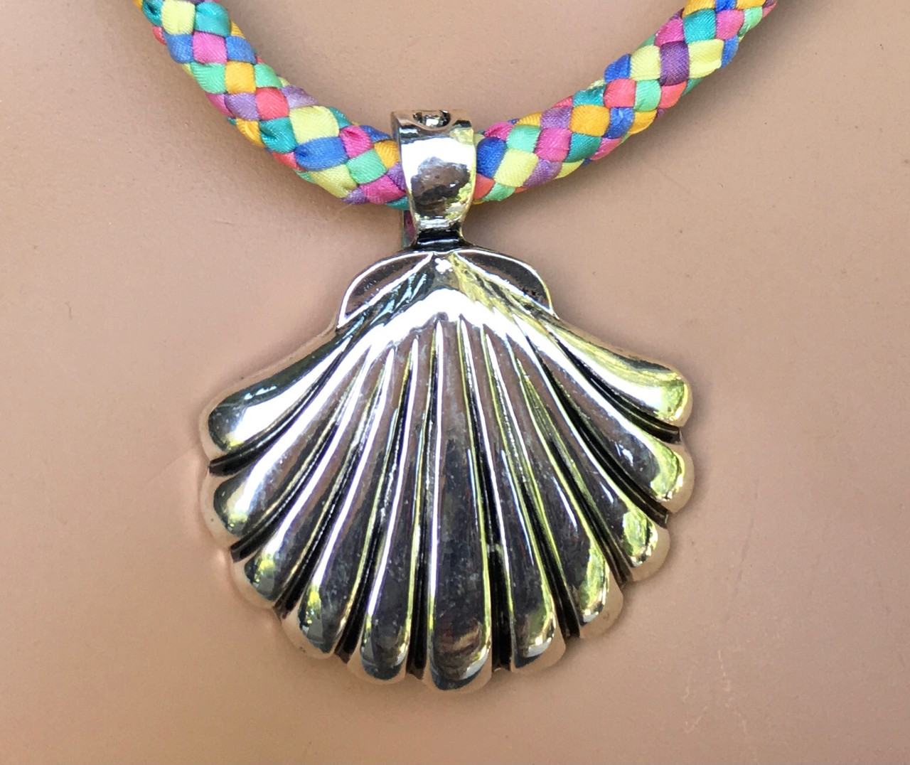 Scallop Shell Pendant Sally Bead Jewelry