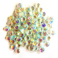 Lentils 6mm - Crystal Green Rainbow