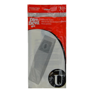 Genuine Royal Dirt Devil Type U Vacuum Cleaner Bags Swivel Glide Ultra MVP, Magnum 3 Pack