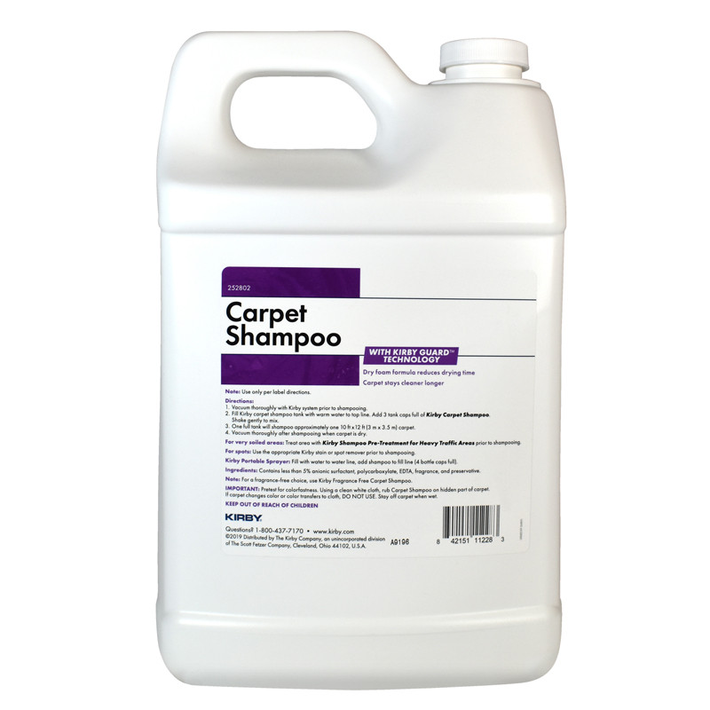 Kirby Home Care Products One Gallon Carpet Shampoo Lavender Scent