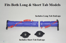 Includes one set of long tab endcaps and one set of short tab endcaps. Use whichever fits your specific model. 