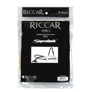Genuine Riccar SupraQuik Vacuum Bags - Type S - 6 Pack - RSQ1