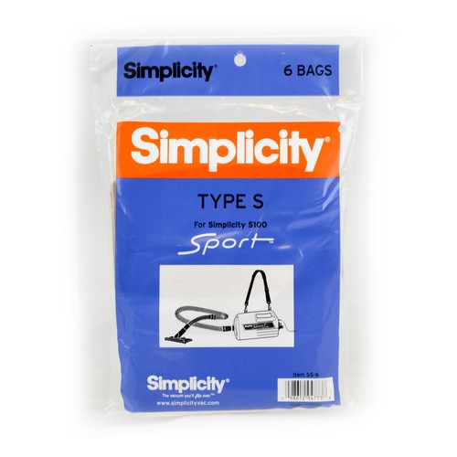 6 Simplicity Type S Bags for Sport Canisters 