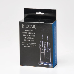 Genuine Riccar R30 HEPA Media and Granulated Charcoal Filter Set, RF30P