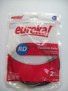 4 Genuine Eureka 52100C RD Belts Fits: 600 1400 1900 2000 2100 4000 5000 6400 7500