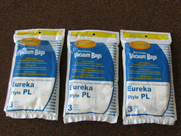 Eureka 4750, 4760  Vacuum Style PL 99.7% Micron Filtration Vacuum Cleaner 9 Filter Bags