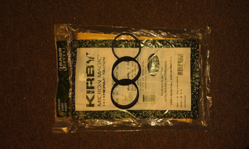 3 Genuine Kirby 197201 Micron Magic HEPA Bags & 3 Genuine 301291 Knurled belts
