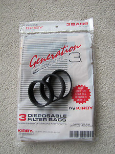 Kirby G3 G4 G5 G6 Sentria vacuum sweeper bags & 3 belts