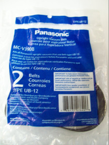 Genuine Panasonic MC-V390B 2-Pack Belts Type UB-12