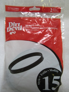 Genuine Dirt Devil Style 15 Belts 3SN0220001 1SN0220001 Dynamite-084500V UD40045