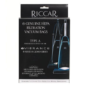 Riccar HEPA Vibrance R-Series, 2000 Series, R20E & R20ENT, Type A