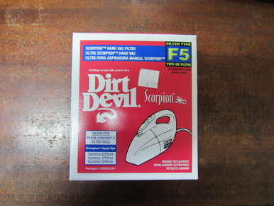 Genuine F5 Filter for Dirt Devil Scorpion Hand Vac