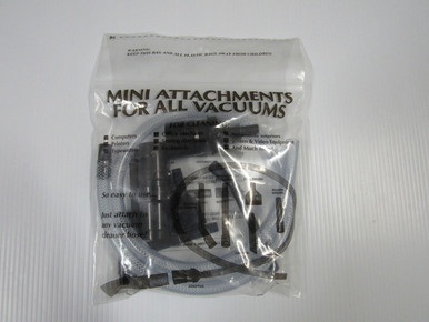 Mini Attachments for use with all vacuums. This kit fits 1 1/4".