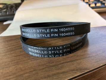 2 (TWO) new Genuine Bissell Belts for Bissell Easy Vac & PowerForce Compact Vacuum Cleaners. Genuine Bissell 1604895