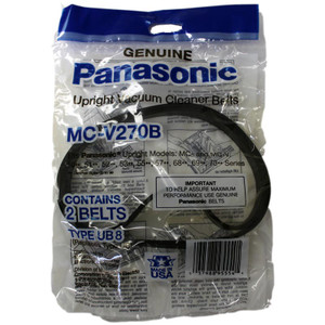 Genuine Panasonic MC-270B UB8 Vacuum Cleaner Belts. Made in USA. 