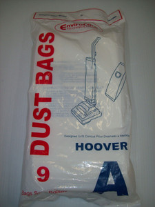 9 Hoover A Vacuum Bags fit Concept, Decade Elite II Runabout 4010001A replacement 