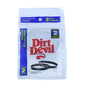 2 Genuine Royal Dirt Devil Style 2 Broom Vac Vacuum Cleaner Belts 