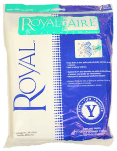 Genuine Royal PRO SERIES Y Bags Fits Models: CR50005 & UR30075, UR30090