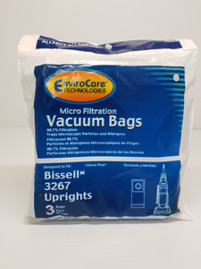 3 Pack - Bissell Uprights 3267 Vacuum Bags