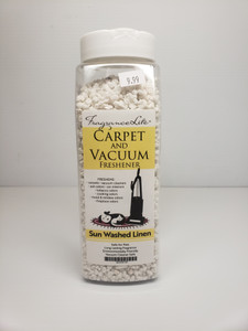 Carpet & Vacuum Freshener SUN WASHED LINEN Scent Neutralize Odors, Any Vacuum