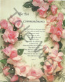 The Ten Commandments with Roses (8x10)