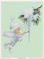 Frosty Tot Fairy Painting Icicle (6x8)