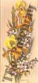 Iris and Dogwood Flower Strip (6x15)