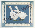 Three White Geese (8x10)