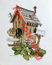Outhouse Birdhouse by Steve Nelson.
