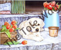 Puppies I by Jane Maday.