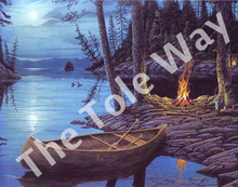 Camp Fire Canoe by Molnar.