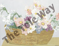 Daisy Flower Basket 2 (8x10)