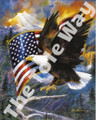 Eagle with Flag (8x10)