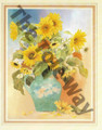Sunflowers in Blue Pitcher (8x10)