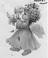 Joy Angel with Kitty - CUTTING GUIDE ONLY