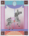 Zebra Carousel Horse (8x10)