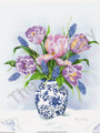 Tulips And Grape Hyacinth (8x10)
